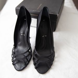 BCBGMaxAzria Ma-Kacie Open-Toe Heels